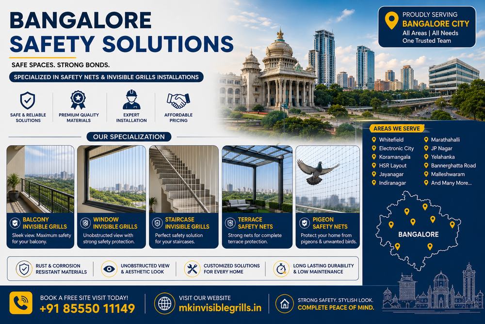 Invisible Grills in Bangalore